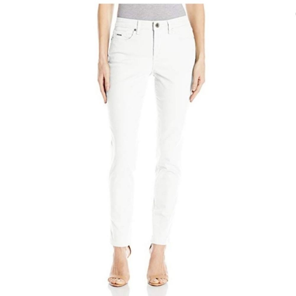 NWOT Nine West Skinny Ankle White Jeans, Sz 10